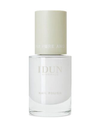 IDUN Minerals Hvid Neglelak Månsten – Skønhedstilbud!