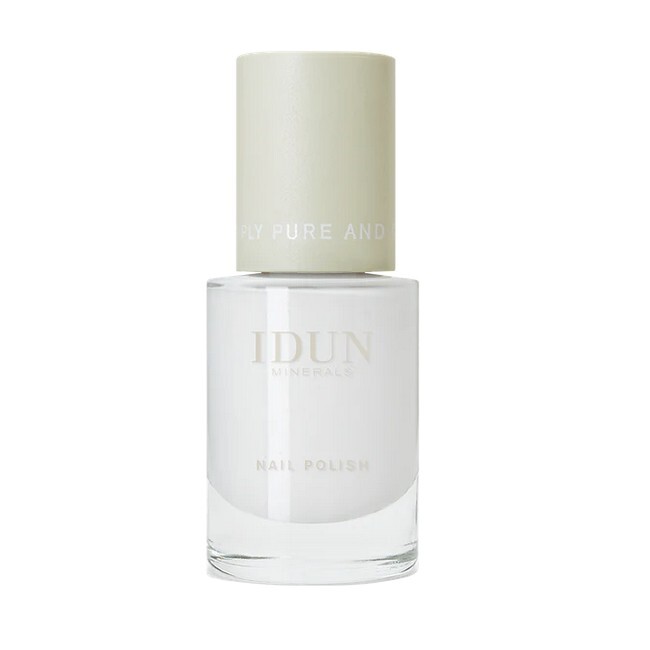 IDUN Minerals Hvid Neglelak Månsten – Skønhedstilbud!