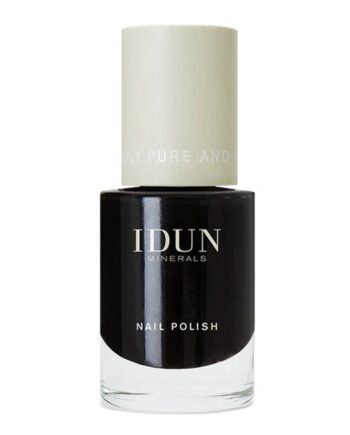 IDUN Minerals Neglelak Onyx – Luksuriøs Sort Elegance 11 ml