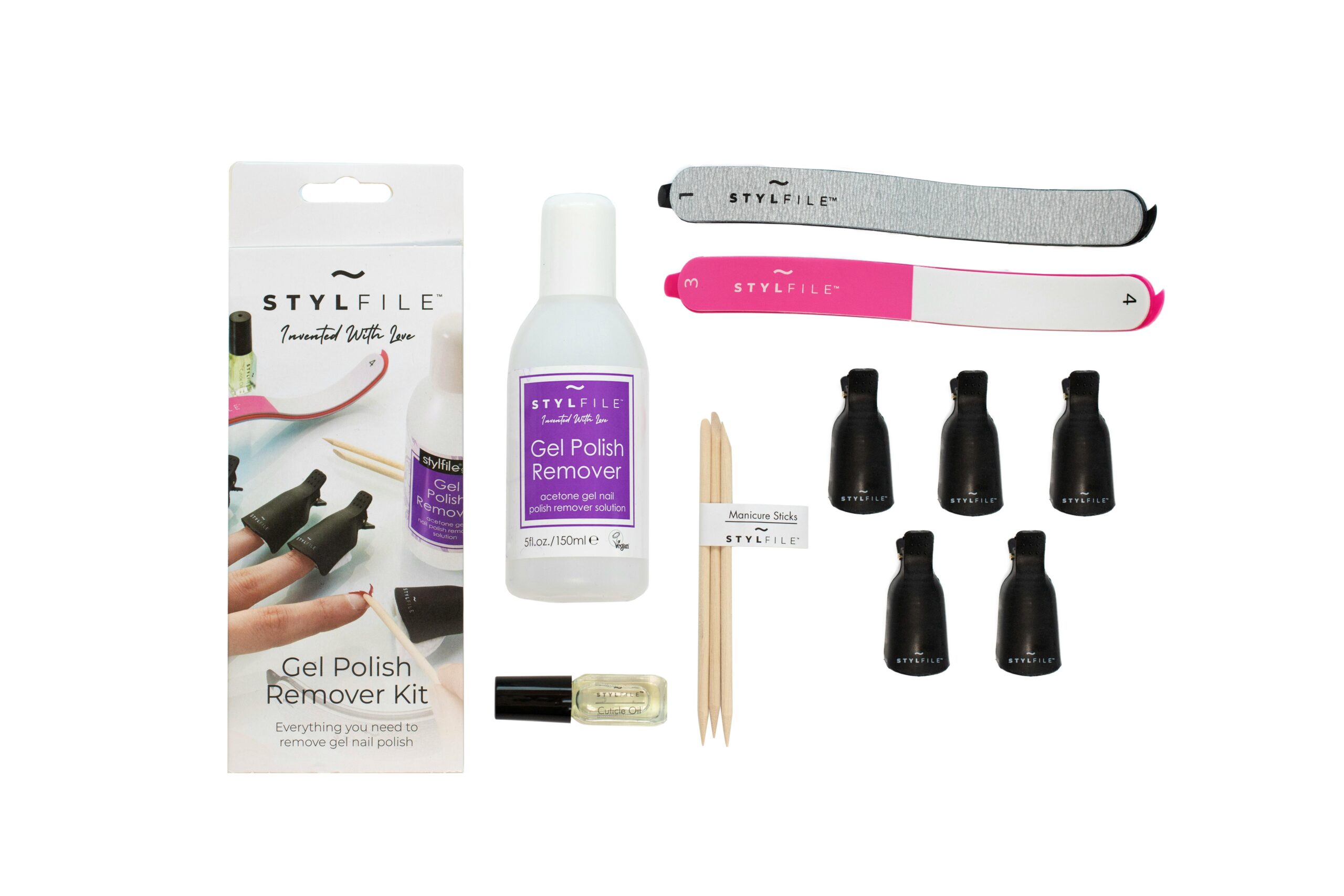 Stylpro Stylfile Gel Polish Remover Complete Kit Stk - Stylpro Thebeautylab - 5060288330515