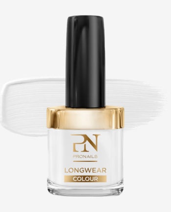 Hvid Longwear Neglelak 165 Extreme White - Pronails Thebeautylab  - 5413499241697