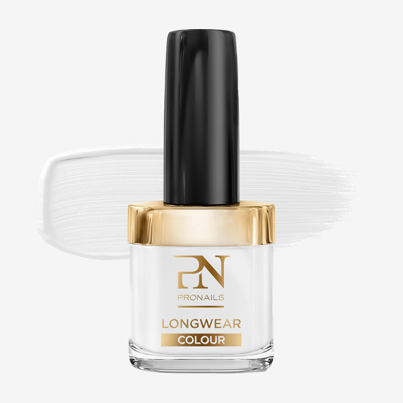 Hvid Longwear Neglelak 165 Extreme White - Pronails Thebeautylab - 5413499241697