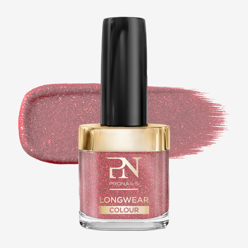 Longwear Neglelak 300 Sparkly Rose - Pronails Thebeautylab - 5413499241963