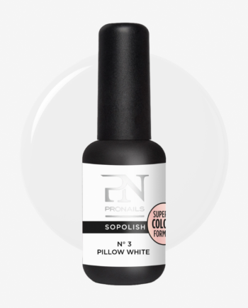 Hvid Sopolish Pillow White - Pronails Thebeautylab  - 5413499276439