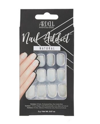 Hvid Ardell Nail Addict Natural Square - Ardell Thebeautylab  - 074764638236