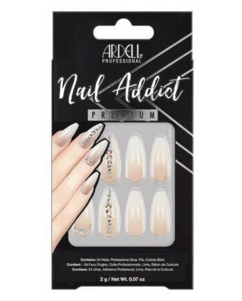 Glitter, Nude Ardell Nail Addict Nude Light Crystals - Ardell Thebeautylab  - 074764546012