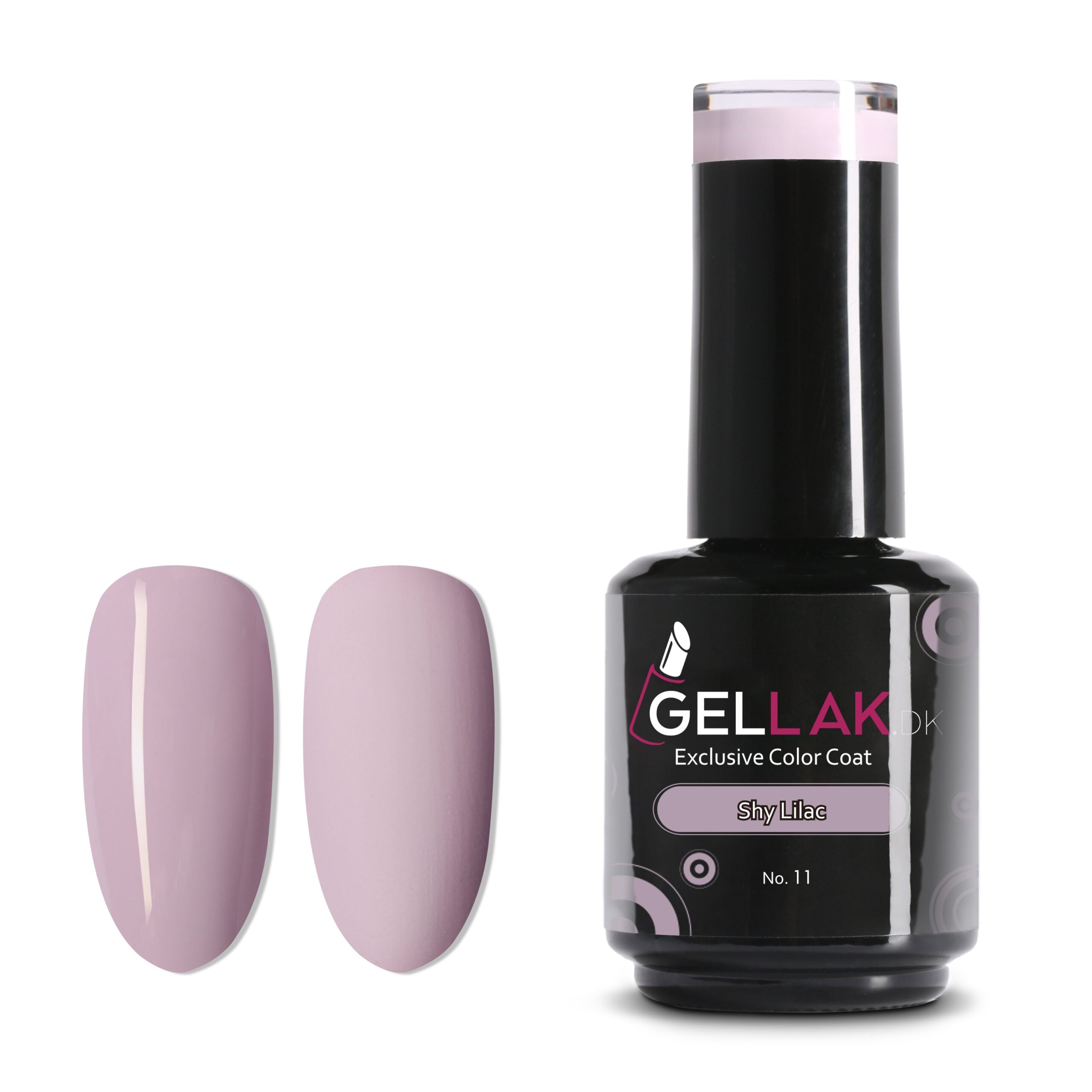 Lilla Gel Neglelak Shy Lilac Gellak - Gellak.dk Thebeautylab