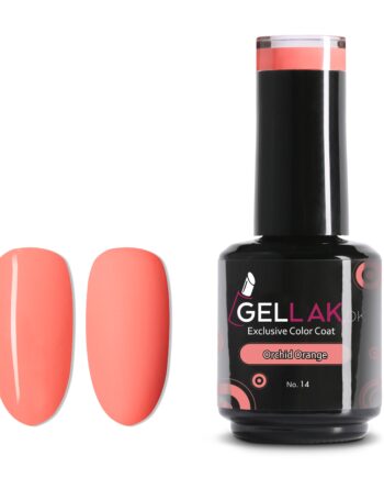 Orange Gel Neglelak Orchid Gellak - Gellak.dk Thebeautylab