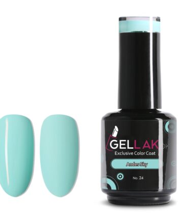Turkis Blå Gel Neglelak Andes Sky Gellak - Gellak.dk Thebeautylab