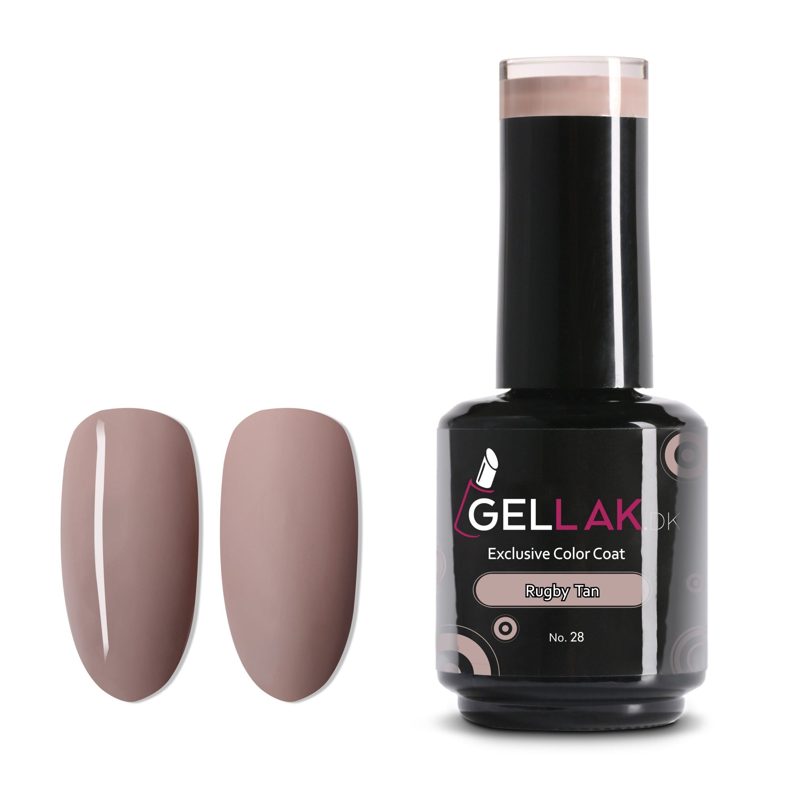 Brun Gel Neglelak Rugby Tan Gellak - Gellak.dk Thebeautylab