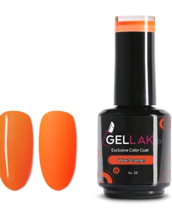 Orange Gel Neglelak Wow Gellak - Gellak.dk Thebeautylab