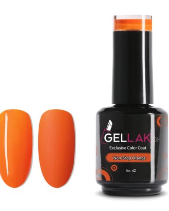 Neon Orange Gel Neglelak Non Stop Orange Gellak - Gellak.dk Thebeautylab