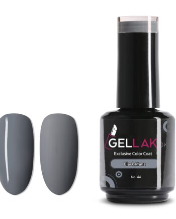 Sort Gel Neglelak Mørkegrå Black Mana Gellak - Gellak.dk Thebeautylab