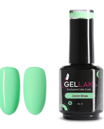 Grøn Gel Neglelak Mint Aurora Green Gellak - Gellak.dk Thebeautylab