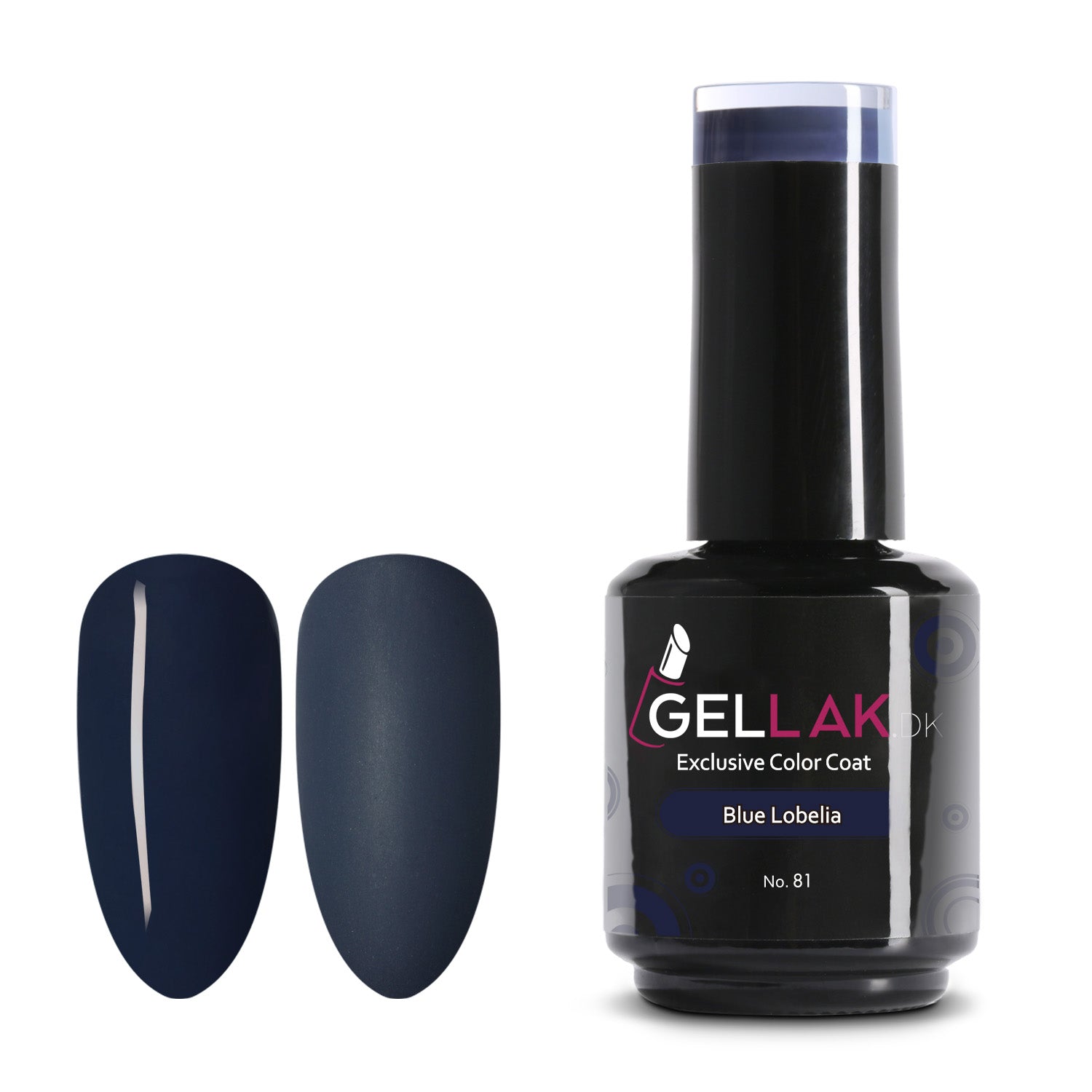 Gel Neglelak Mørkeblå Blue Lobelia Gellak - Gellak.dk Thebeautylab