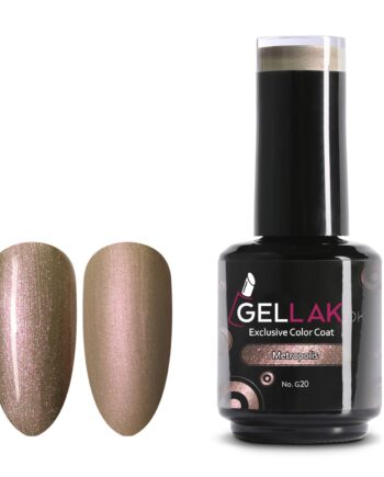 Gel Neglelak Brun Shimmer Metropolis G20 Gellak - Gellak.dk Thebeautylab