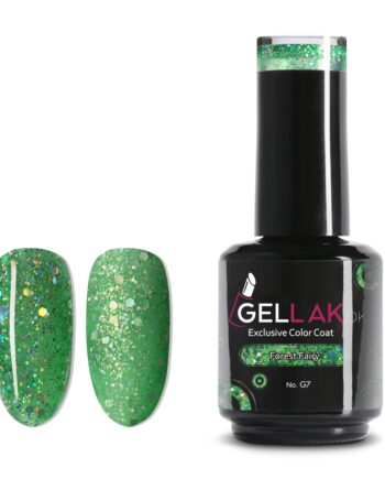 Grøn Gel Neglelak Glimmer Forest Fairy Gellak - Gellak.dk Thebeautylab