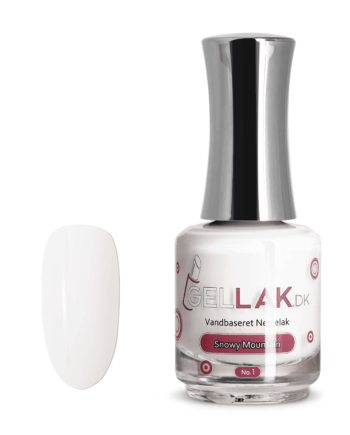 Hvid Vandbaseret Neglelak Ampquotsnowy Mountainampquot Gellak - Gellak.dk Thebeautylab