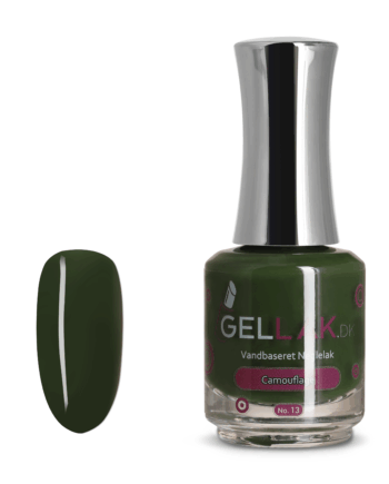 Grøn Vandbaseret Neglelak Ampquotcamouflageampquot Gellak - Gellak.dk Thebeautylab