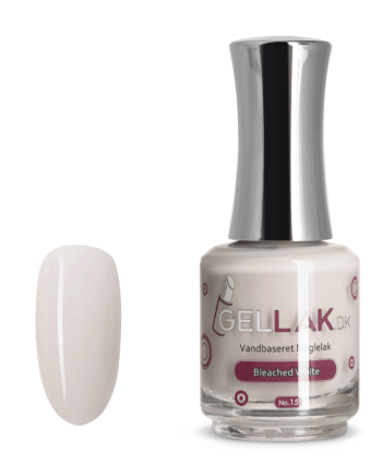 Hvid Nude Vandbaseret Neglelak Ampquotbleached Whiteampquot Gellak - Gellak.dk Thebeautylab