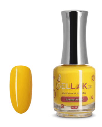 Gul Vandbaseret Neglelak Ampquotsummer Yellowampquot Gellak - Gellak.dk Thebeautylab