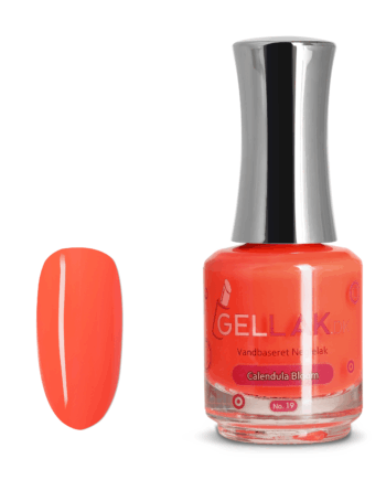 Orange Vandbaseret Neglelak Ampquotcalendula Bloomampquot Gellak - Gellak.dk Thebeautylab