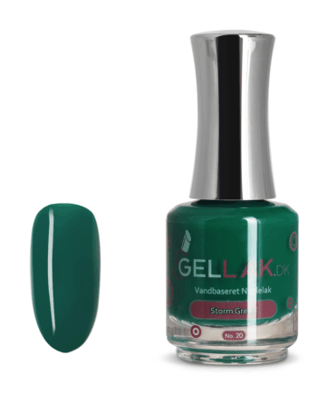 Grøn Vandbaseret Neglelak Ampquotstorm Greenampquot Gellak - Gellak.dk Thebeautylab