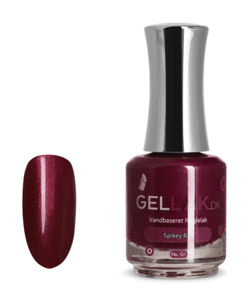 Rød Vandbaseret Neglelak Ampquotspikey Redampquot Gellak - Gellak.dk Thebeautylab