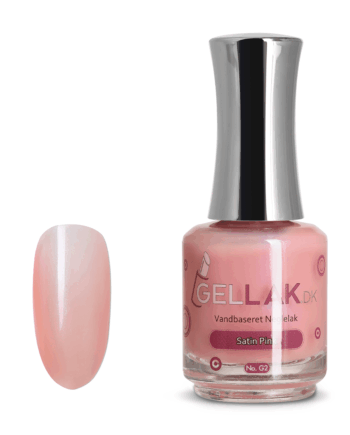 Pink Lyserød Vandbaseret Neglelak Ampquotsatin Ampquot Gellak - Gellak.dk Thebeautylab