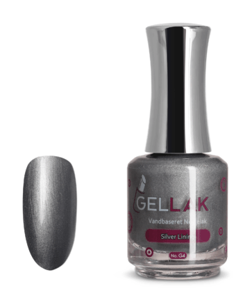 Sølv Vandbaseret Neglelak Ampquotsilver Liningampquot Gellak - Gellak.dk Thebeautylab
